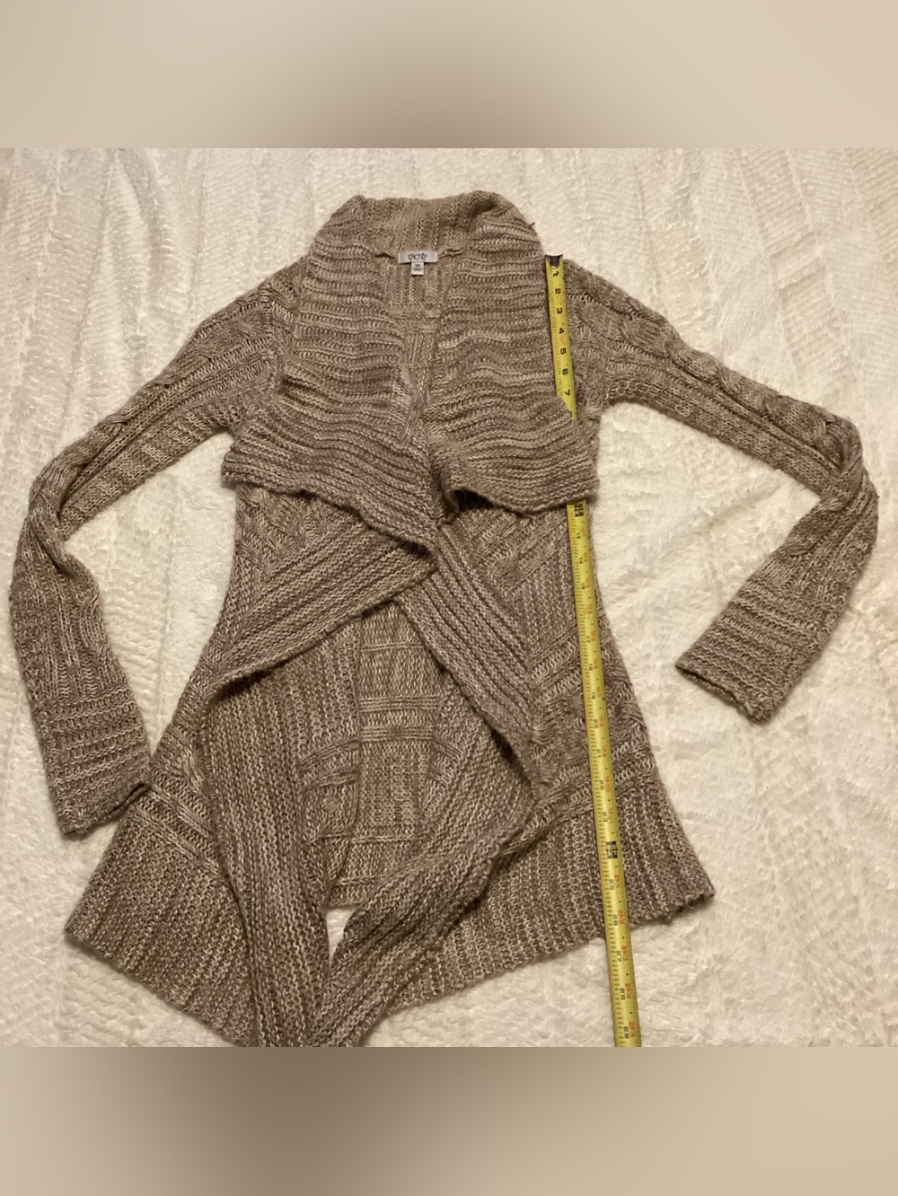 Vintage Women’s Cache XS Knitted Long Sleeve Poncho Over Coat